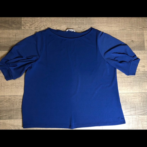 Blue Shirt black Shirt Blouse casual - Picture 4 of 7